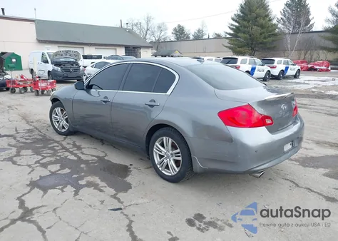 2013 Infiniti G37X z USA, uszkodzony, nr VIN JN1CV6ARXDM761666